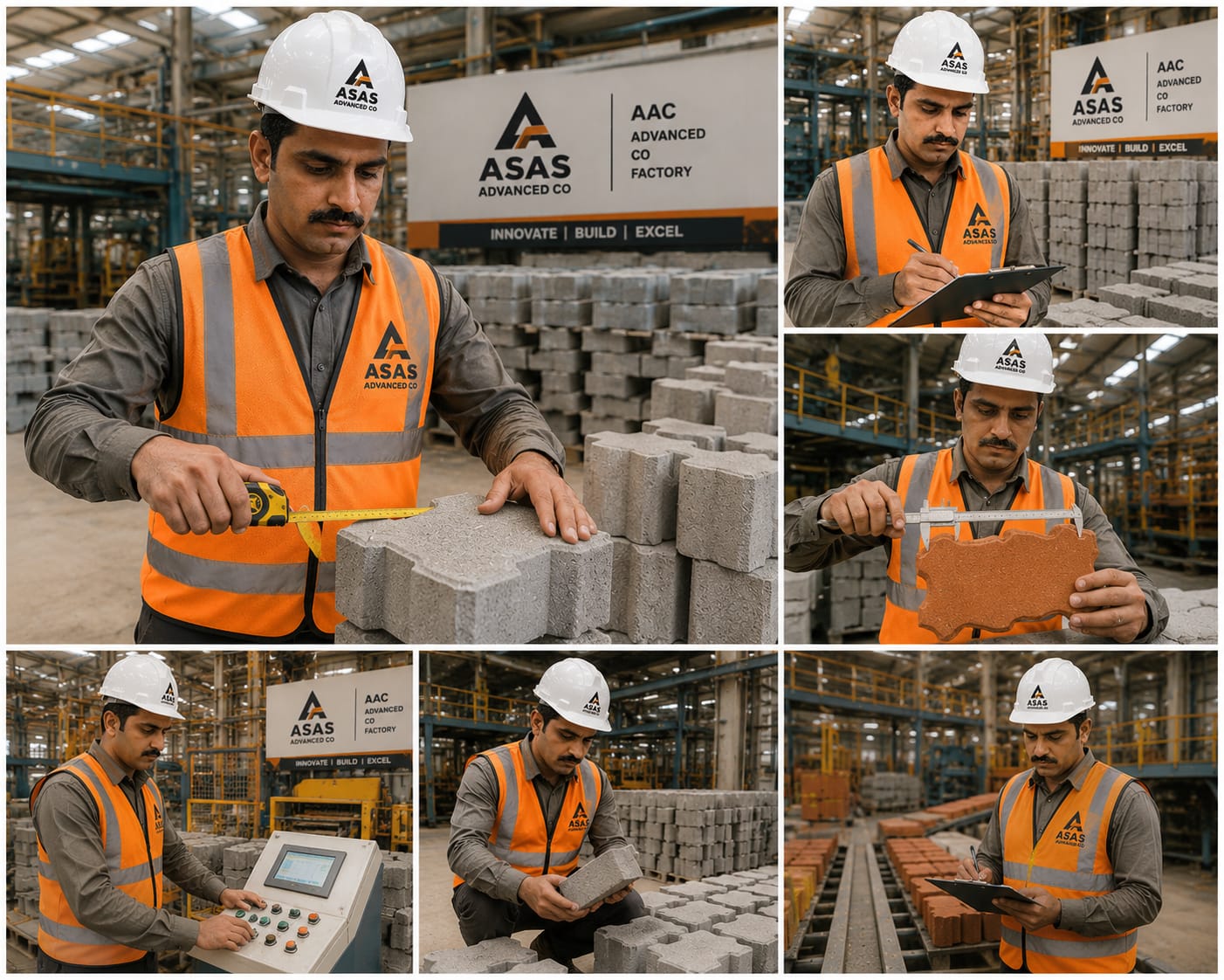 ASAS Advanced Co concrete block production factory in Saudi Arabia